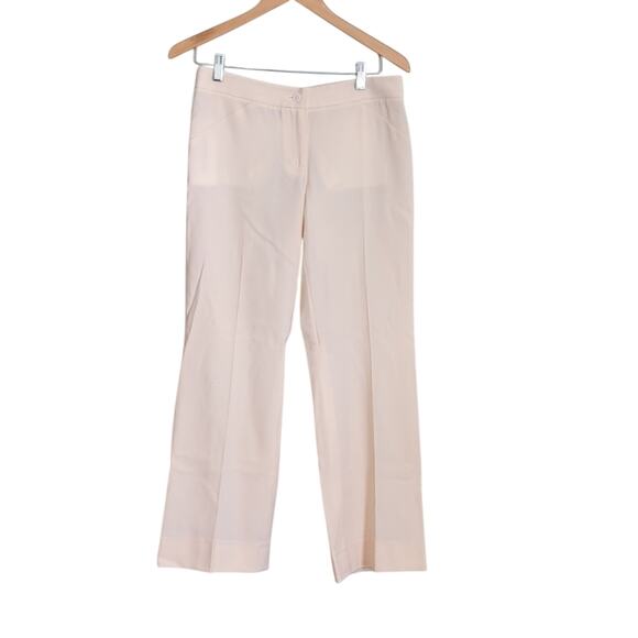 Dolce and Gabbana Cream Wide Leg Trousers Pant est size Large - Picture 1 of 5